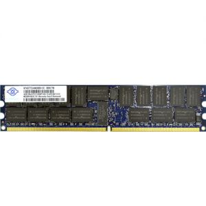 Nanya 4GB PC2-5300 DDR2-667MHZ ECC Registered CL5 240-Pin DIMM Dual Rank Memory Module