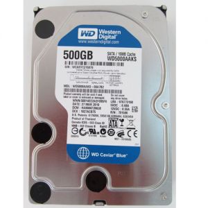 500GB Western Digital Blue WD5000AAKS-75A7B0 3.5" SATA Internal Hard Drive