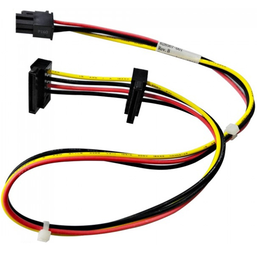 HP 628567-001 6200 PRO 4-Pin To 2x SATA Motherboard Power Cable ...