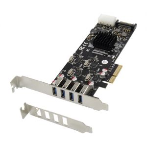 ProXtend PCIe x4 20Gb/s USB3.0 Card 4-Port 5Gb/CH