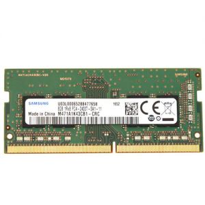 SAMSUNG 8GB 1RX8 DDR4 SO-DIMM PC4-19200 2400MHZ MEMORY MODULE M471A1K43BB1-CRC