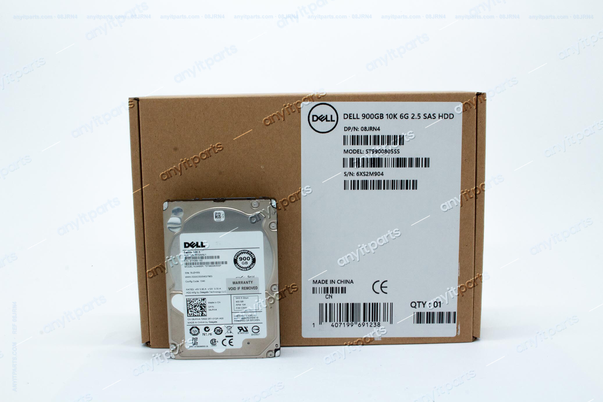 DEL HDD 900GB 10K 6G SAS 08JRN4