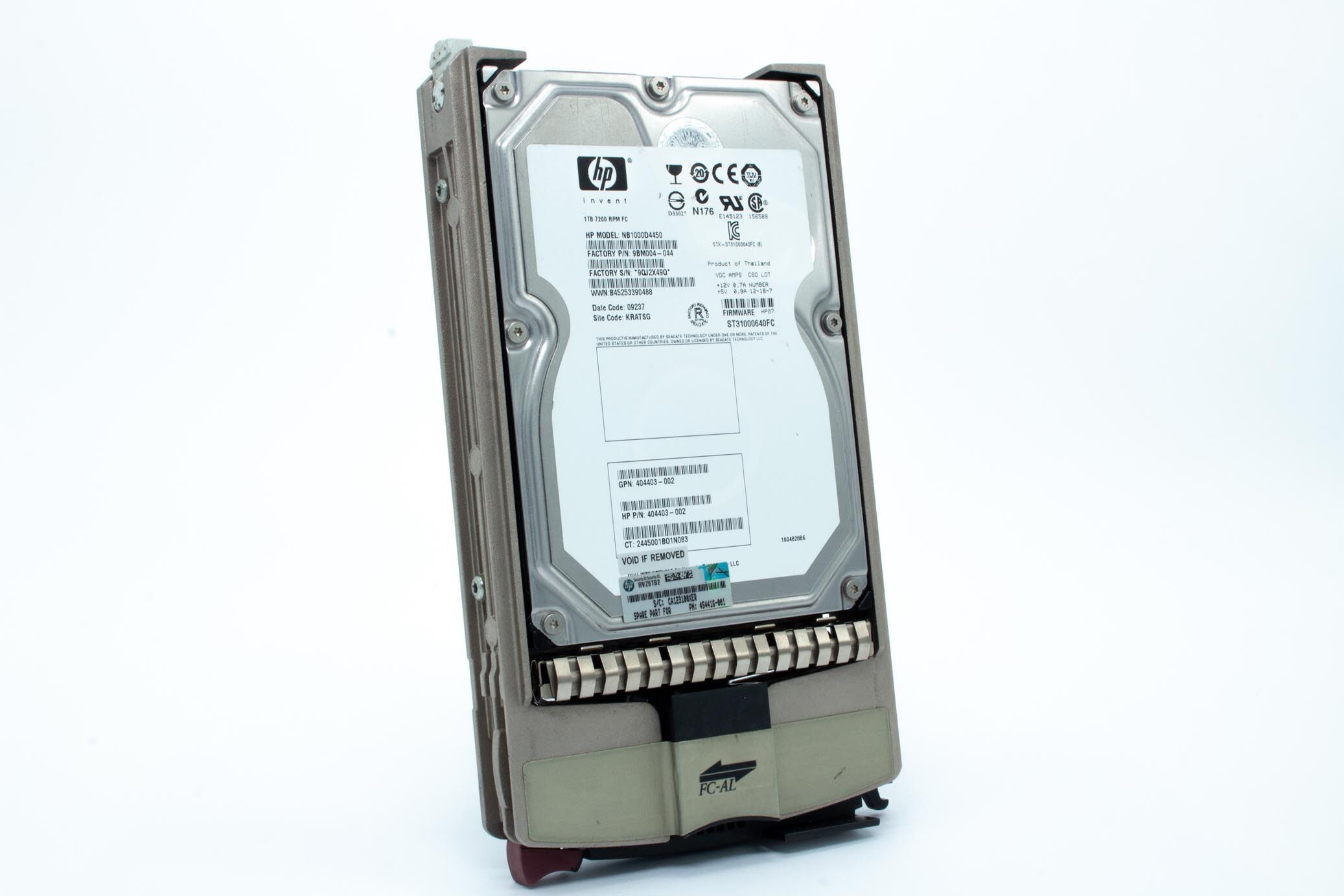 HP HDD 1TB 7.2K FATA 454416-001