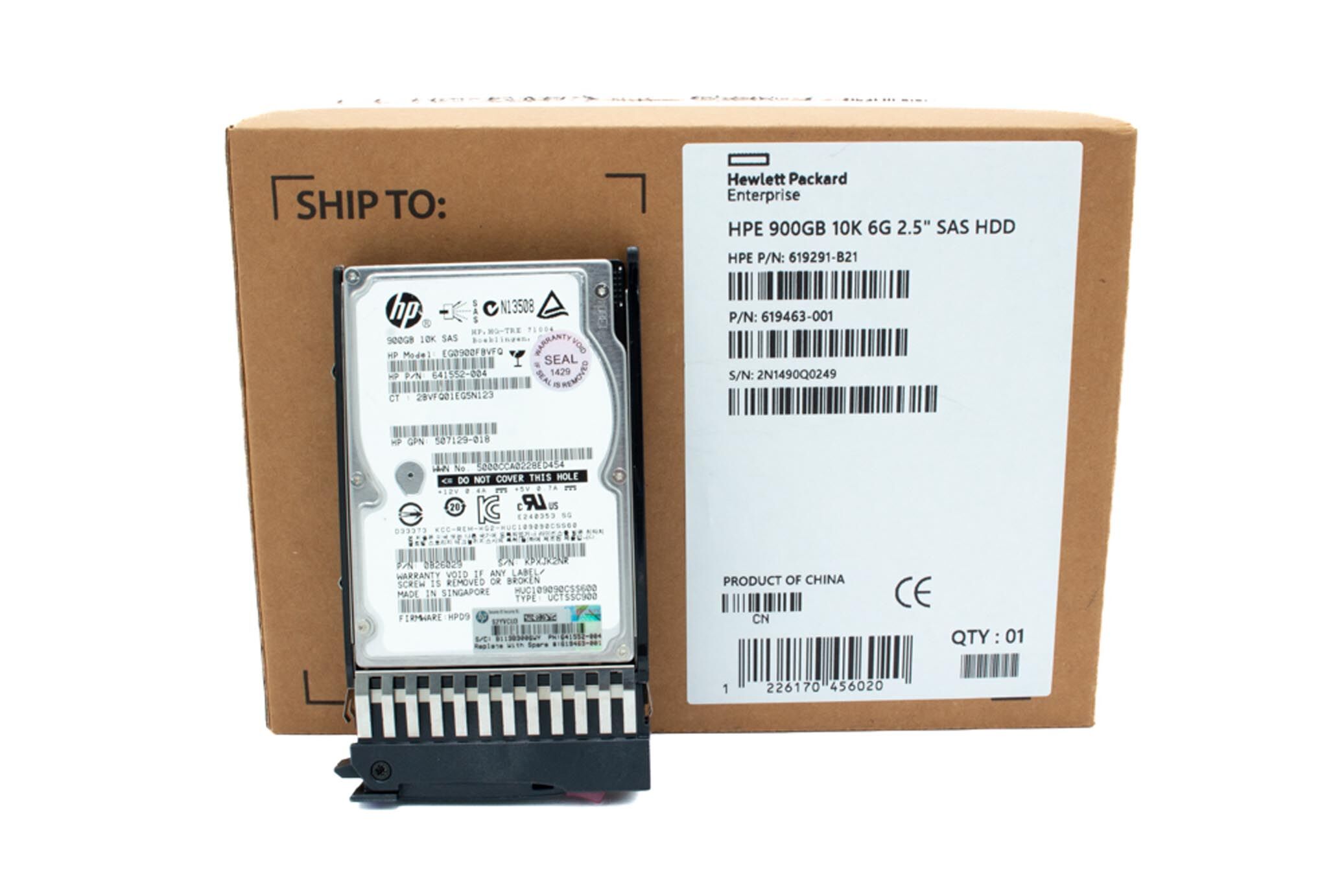 HP HDD 900GB 10K 6G SAS 619463-001
