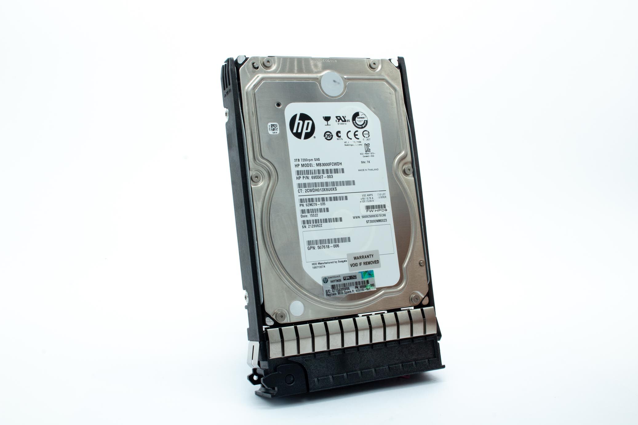 HP HDD 3TB 7.2K 6G SAS 625140-001
