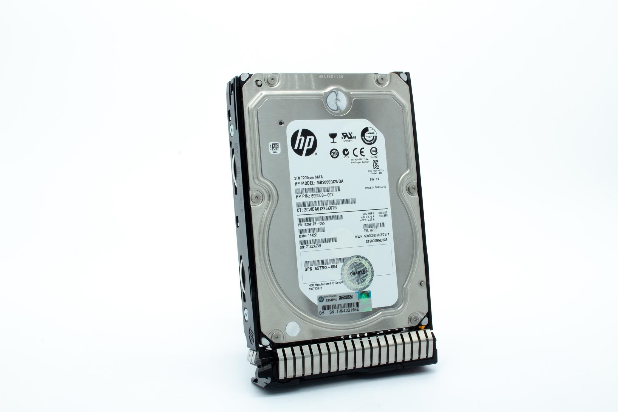 HP HDD 2TB 7.2K 6G SATA 658102-001