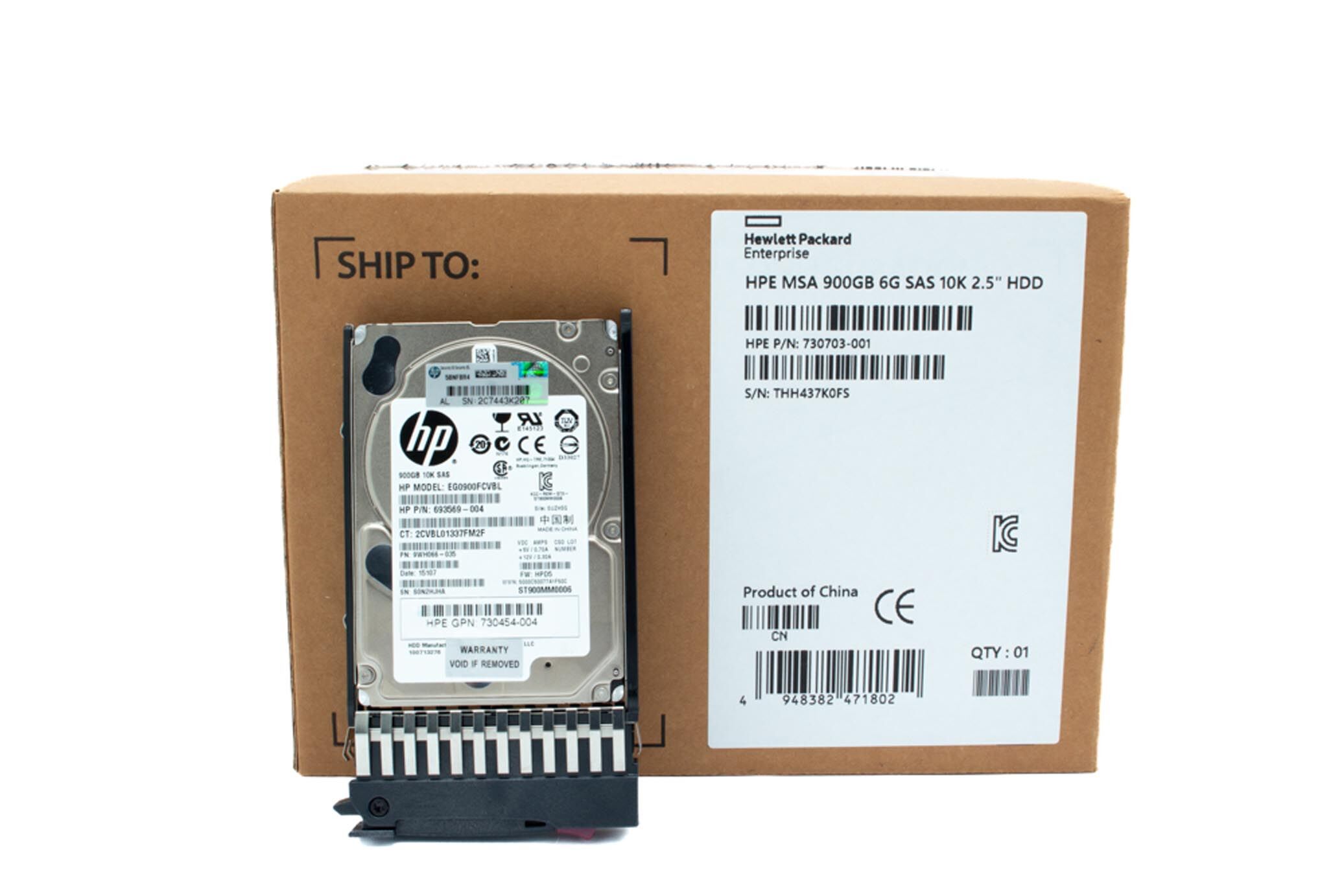 HP HDD 900GB 10K 6G SAS 730703-001