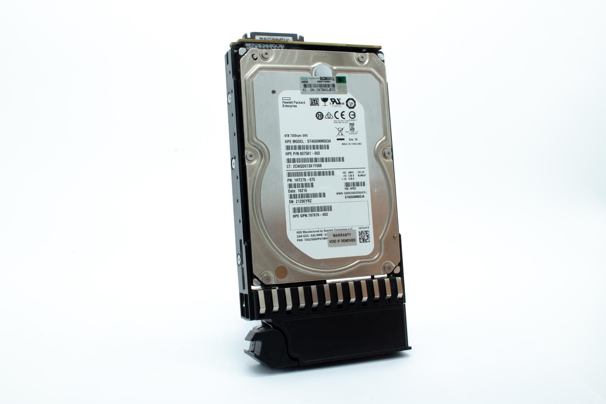 HP HDD 4TB 7.2K 12G SAS 801557-001