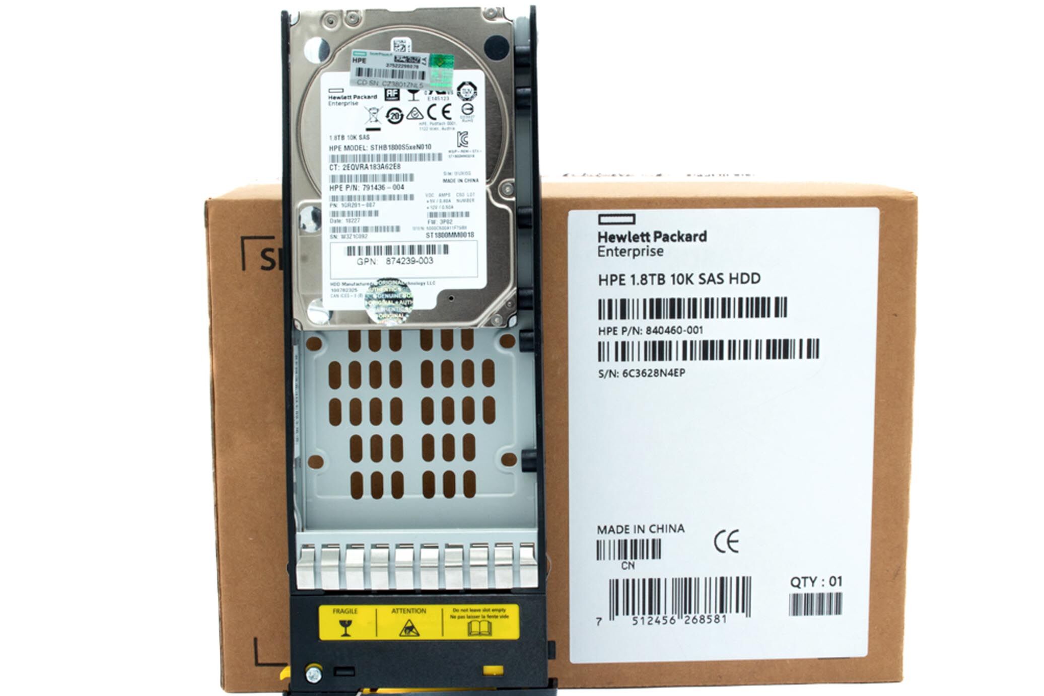 HP HDD 1.8TB 10K 12G SAS 840460-001