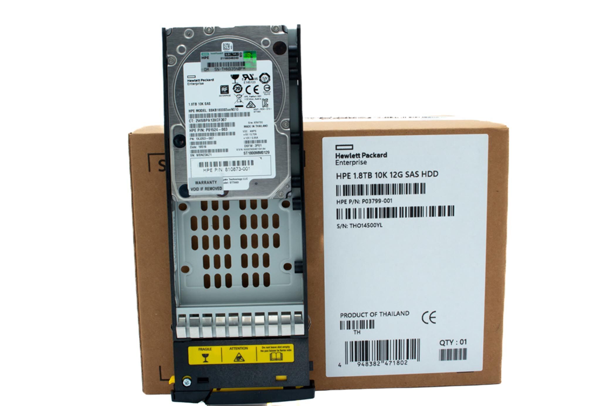 HP HDD 1.8TB 10K 12G SAS P03799-001