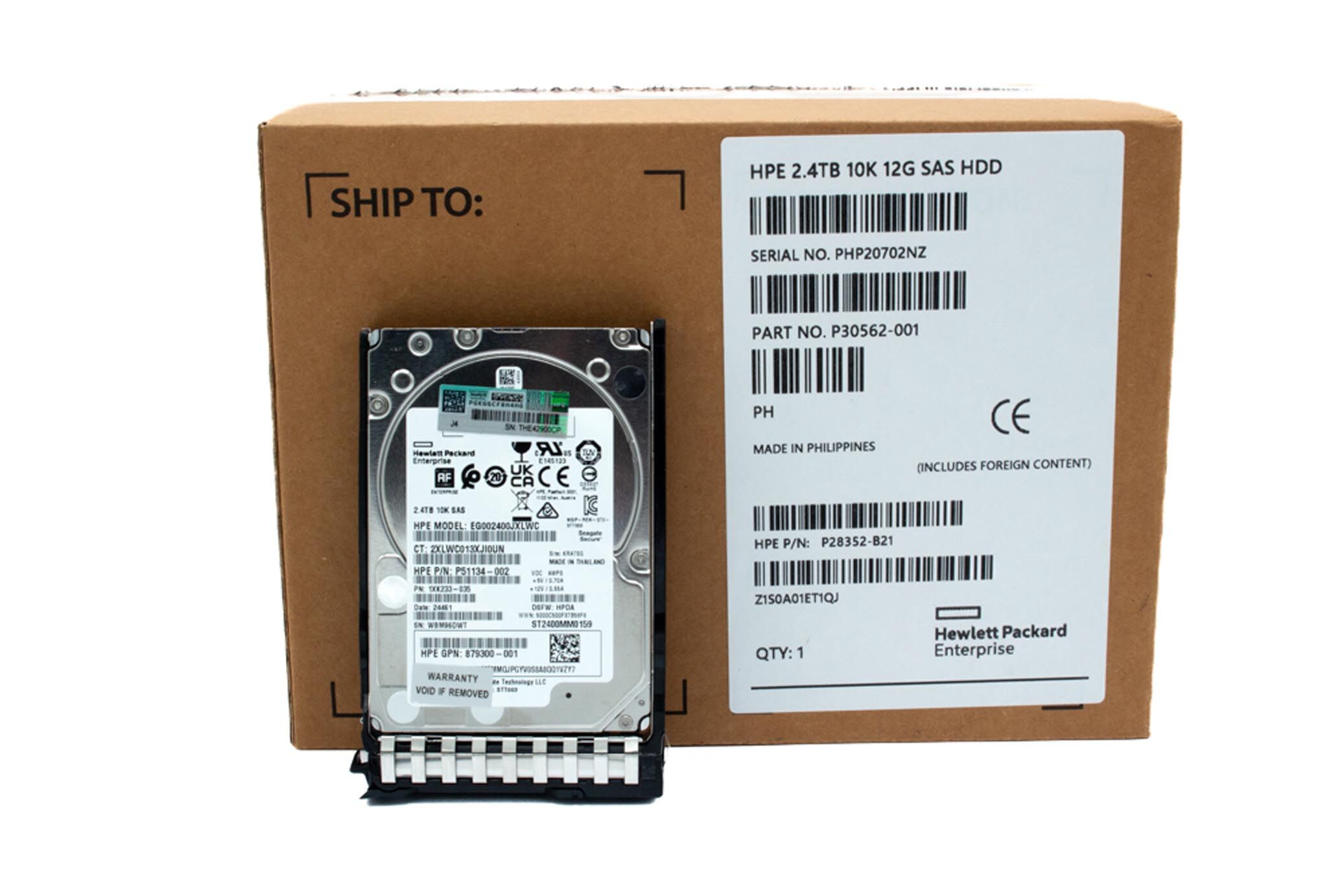 HP HDD 2.4TB 10K 12G SAS P30562-001