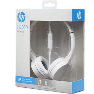 HP H2800 Headphones with mic on-ear wired 3.5 mm jack silver for 2AP95AA#ABB