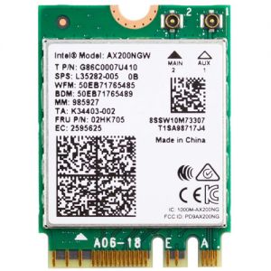 Intel Wi-Fi AX200 NGW MU-MIMO 802.11ax/ac Wifi Bluetooth 5.0 network Card