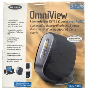 Belkin OmniView SOHO Series 2 Port KVM Switch with Audio - KVM / audio switch