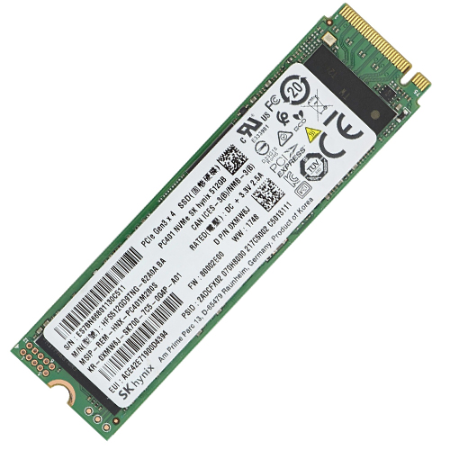 SK Hynix SSD 512GB M.2 2280 PCIe Gen3 x4 PC601 HFS512GD9TNG for Laptop  Desktop Ultrabook