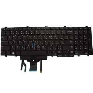 Dell Latitude E5550/E5570/5580/5590 ARABIC Backlit Keyboard - 0HHXH7
