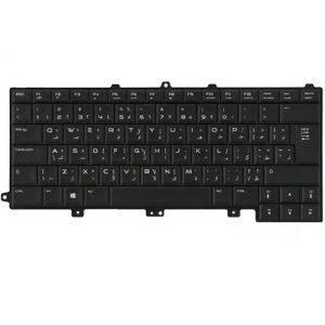 Dell Alienware 14 Arabic US Backlit Windows 8 Keyboard 0W7T3C W7T3C