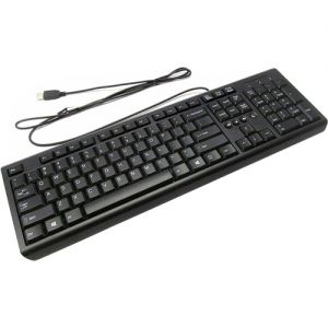 HP 697737-001 Keyboard US English Wired USB Black
