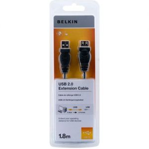 Belkin F3u153cp4.8m Usb Extension Cable 4.8M