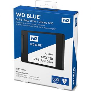 WD Blue 500GB 3D NAND SSD 2.5" SATA III Internal Solid State Drive WDS500G2B0A