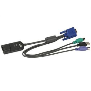 HP PS2/USB Virtual Media CAV KVM Cable Adapter Dongle AF624A