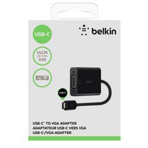 BELKIN F2CU037btBLK USB-C to VGA Adapter - Black