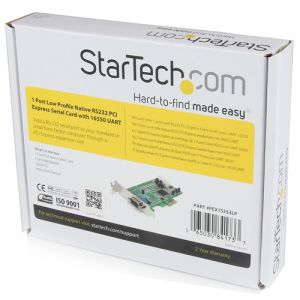 STARTECH.COM PEX1S553LP 1PORT LOW PROFILE PCIE SERIAL