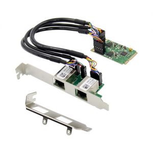 ProXtend mini PCIe Dual RJ45 Gigabit Ethernet NIC-PX-NC-10818