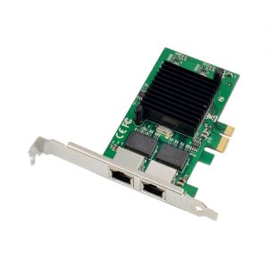 ProXtend PCIe X1 Dual RJ45 Gigabit Ethernet NIC, PN: PX-NC-10793