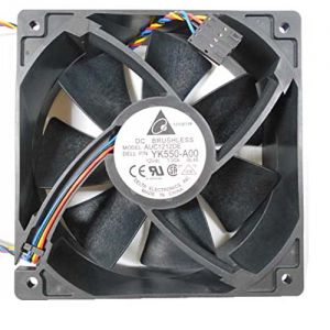 Delta AUC1212DE DC 12V YK550-A00 1.00A 12038 12cm 4-line server cooling fan