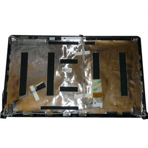 DELL INSPIRON 1564 LID COVER GLOSSY BLACK HINGES H0R52 0H0R52