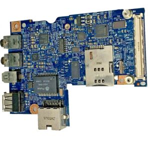 Dell Latitude E4300 USB Audio Ethernet Firewire Port Circuit Board 0M770D M770D