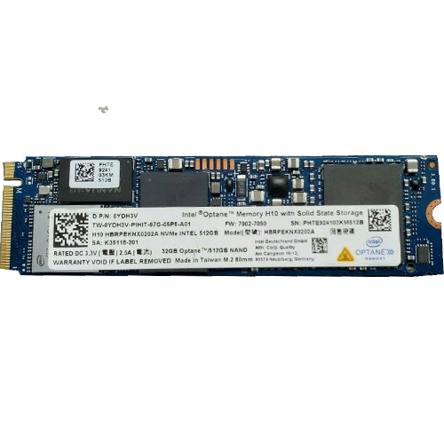 Intel Optane H10 PCIe NVME SSD 512GB + 32GB M.2 HBRPEKNX0202A