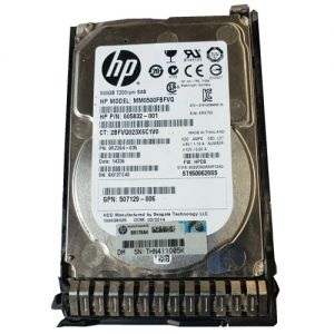 HP 500GB 7.2K SAS 2.5” 508009-001 507610-B21 605832-001 HDD