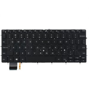 Dell XPS 13 9380 9380-7660SLV-PUS P82G 03CM18 US Black Backlit Keyboard