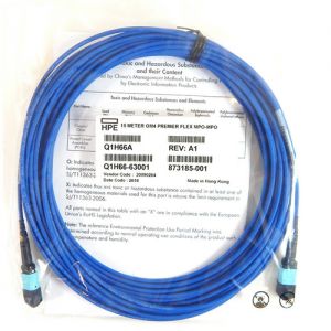 HPE Premier flex MPO/MPO OM4 12F 15M Fiber Cable Q1H66A Q1H66-63001 873185-001