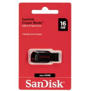 SanDisk Cruzer Blade 16GB USB Flash Drive - SDCZ50-016G-B35