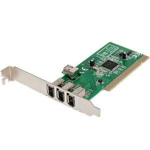 StarTech.com 4 port PCI 1394a FireWire Card Adapter PCI1394MP