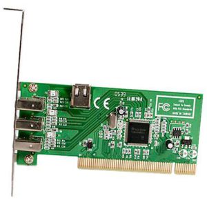 StarTech.com 4 port PCI 1394a FireWire Card Adapter
