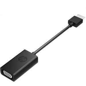 HP HDMI to VGA Cable Adapter, VGA (D-Sub), HDMI Type A (Standard), Male, Female, Black (X1B84AA)-h4f02aa#ac3