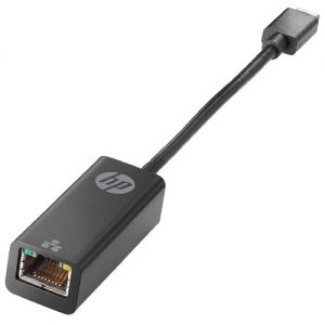 HP USB-C to RJ45 Ethernet Adapter black (V7W66AA, n7p47aa#ac3)